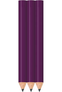 Purple Golf Pencils - Round - Bulk