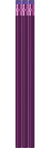 Purple Pencils - Round - Blank