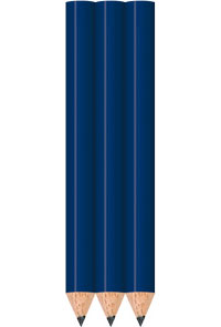 Royal Blue Golf Pencils - Round - Bulk