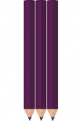 Purple Golf Pencils - Hexagon - Bulk