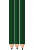 Golf Green Golf Pencils - Hexagon - Bulk