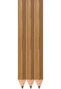 Natural Golf Pencils - Hexagon - Bulk