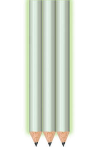 Glow in the Dark Golf Pencils - Round - Bulk