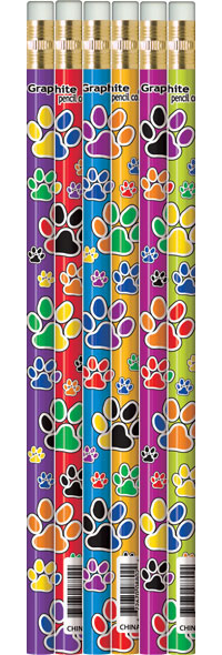 Paw Print Pencils