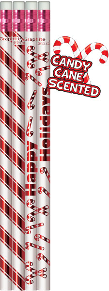Scented Candy Cane Pencils