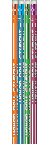 Honor Roll Student Metallic Foil Pencils
