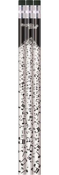 Music Note Storm Foil Pencils